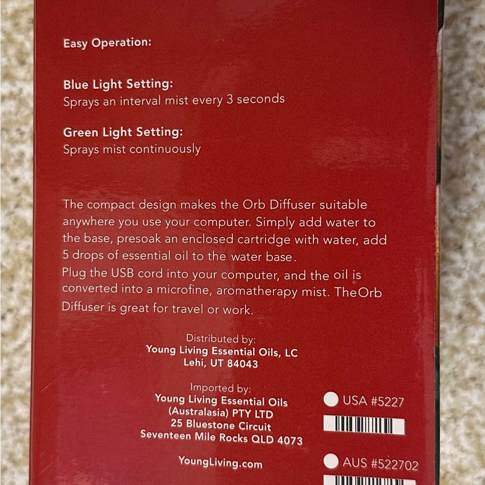 Young Living Red Orb Diffuser - image 2
